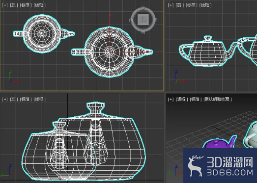 3dmax如何让两个物体的缩放比例一致？