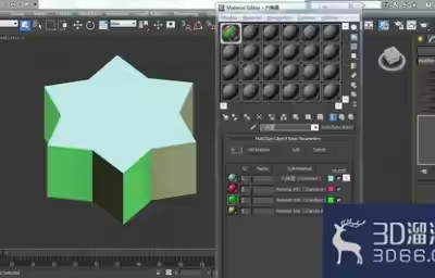 3dsmax多维子材质怎么使用?