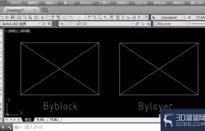 CAD中的Byblock、Bylayer是什么意思？