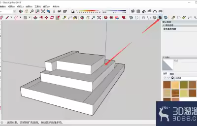 草图大师(SketchUp)怎么透视模型？