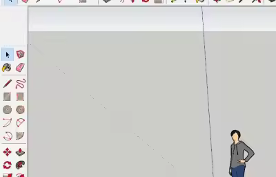 草图大师(SketchUp)怎么设置右视图？