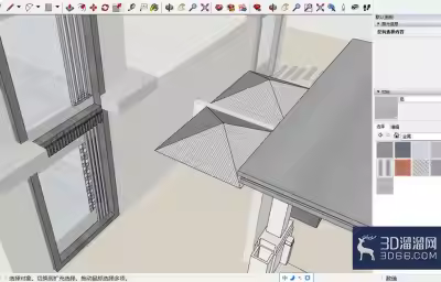 su草图大师尖屋顶怎么做？