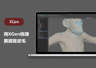 Maya使用XGen制作猩猩毛发教程
