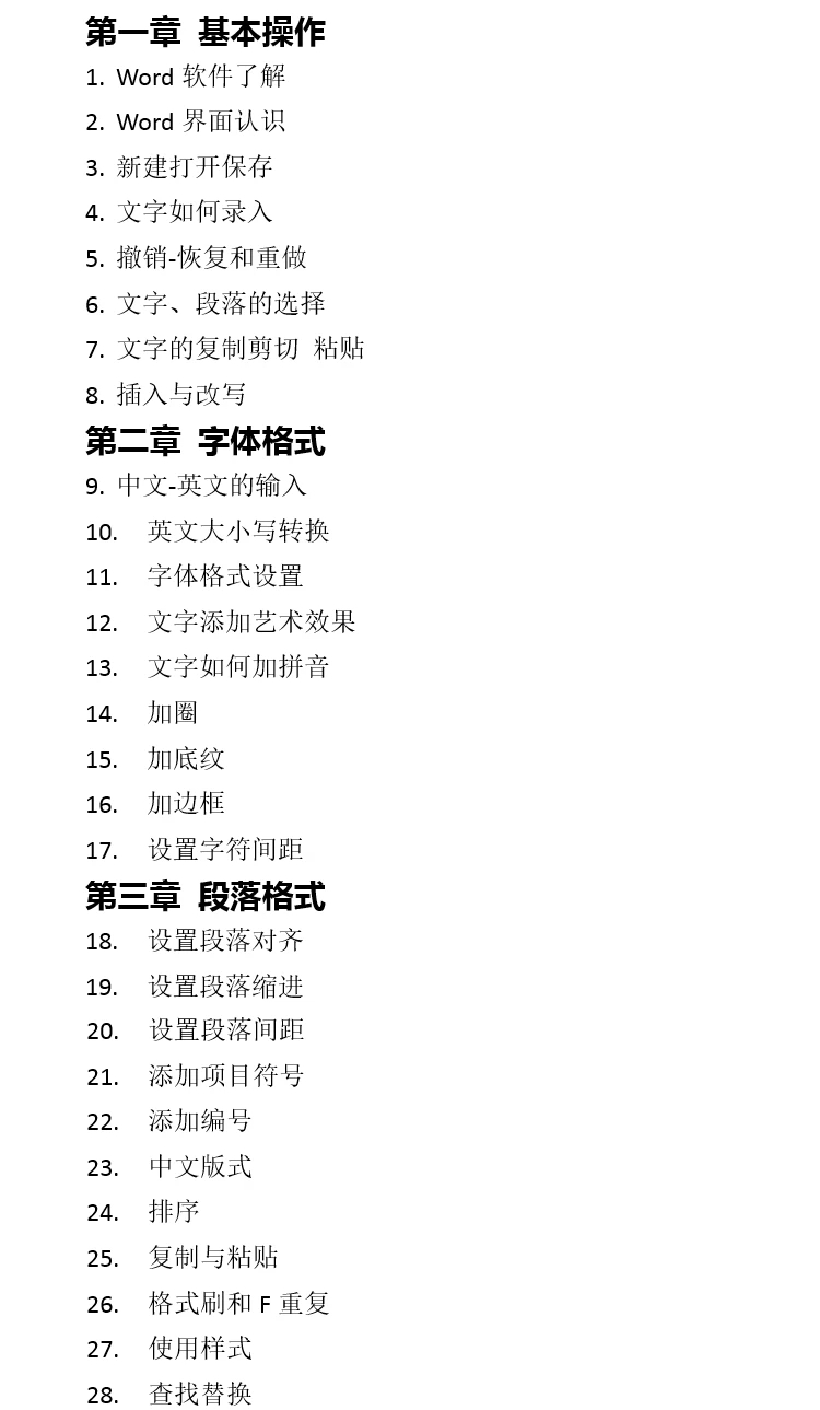 Word零基础入门到精通教程