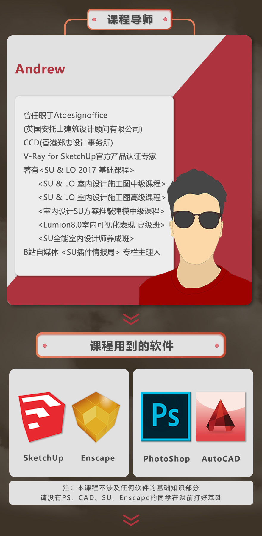 室内设计彩色平/立/剖表现研习班教程