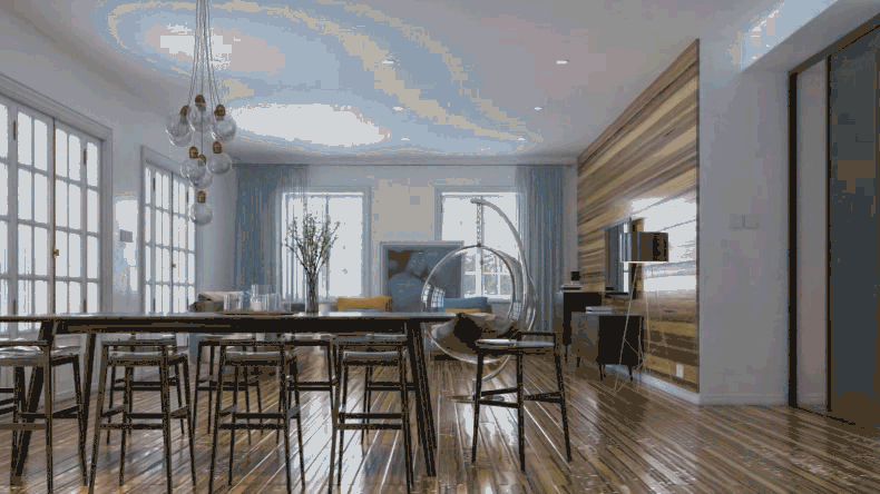 3DMAX VR漫游生长灯光景深动画教程