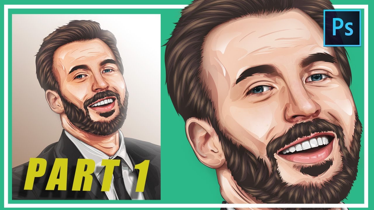 Ps克里斯·埃文斯艺术第1-7部分教程