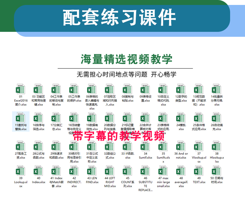 Excel2016零基础入门教程