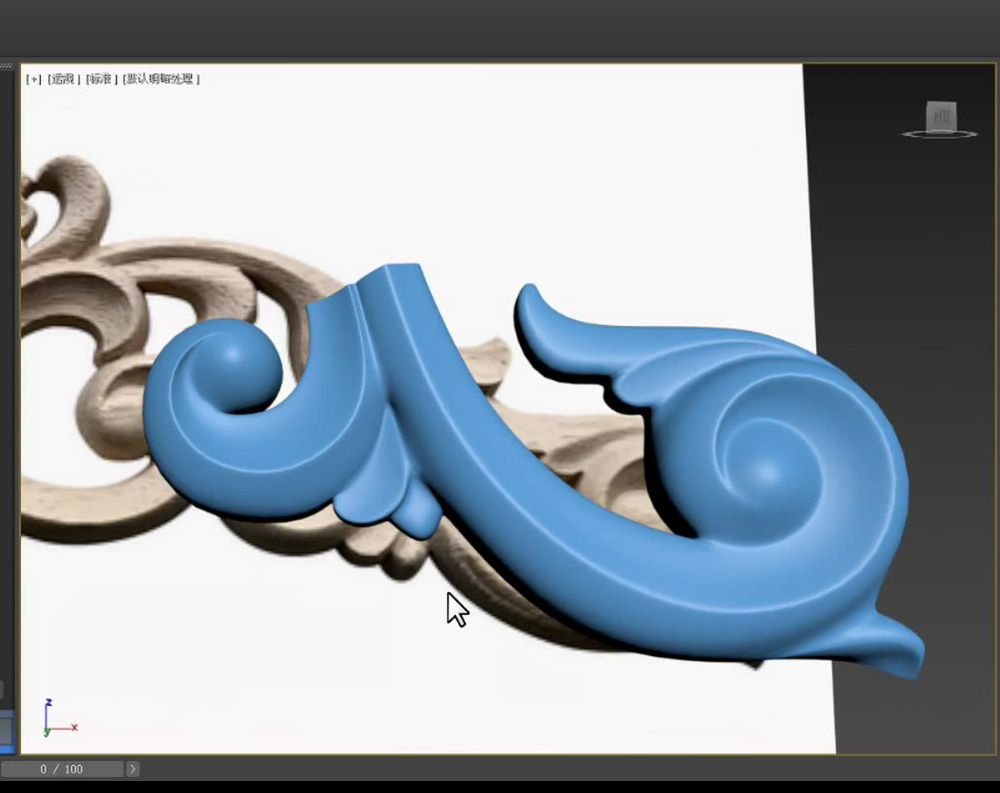3DMax零基础欧式雕花建模教程