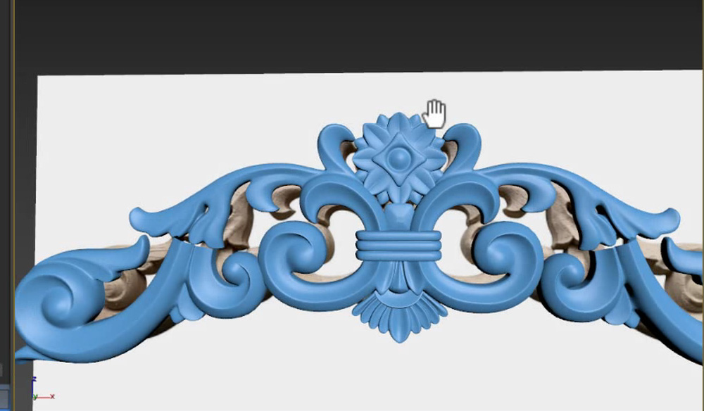 3DMax零基础欧式雕花建模教程