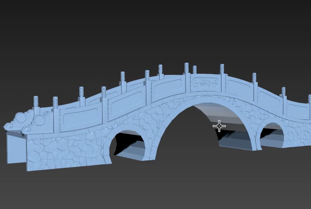 3DMax园林石假山亭桥零基础教程