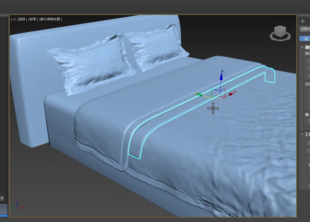 3DMax北欧舒适床零基础教程