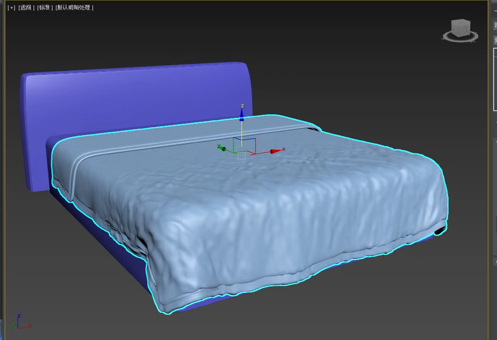 3DMax北欧舒适床零基础教程