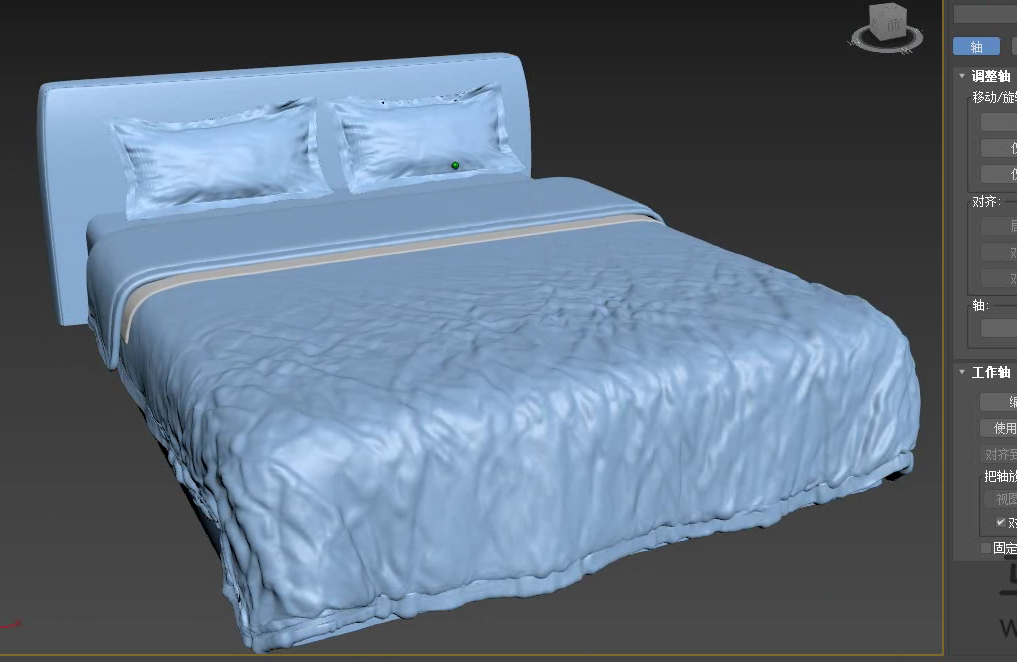 3DMax北欧舒适床零基础教程