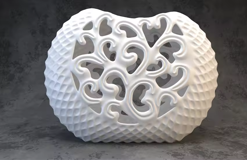 3DMax浪花雕花镂空枕建模教程