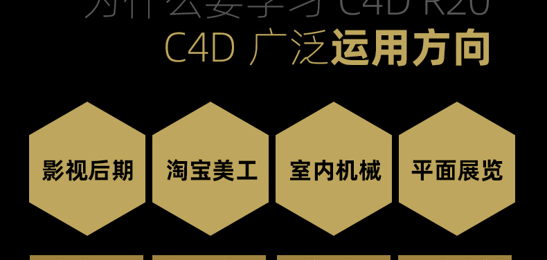 C4D R20零基础建模到渲染案例教程