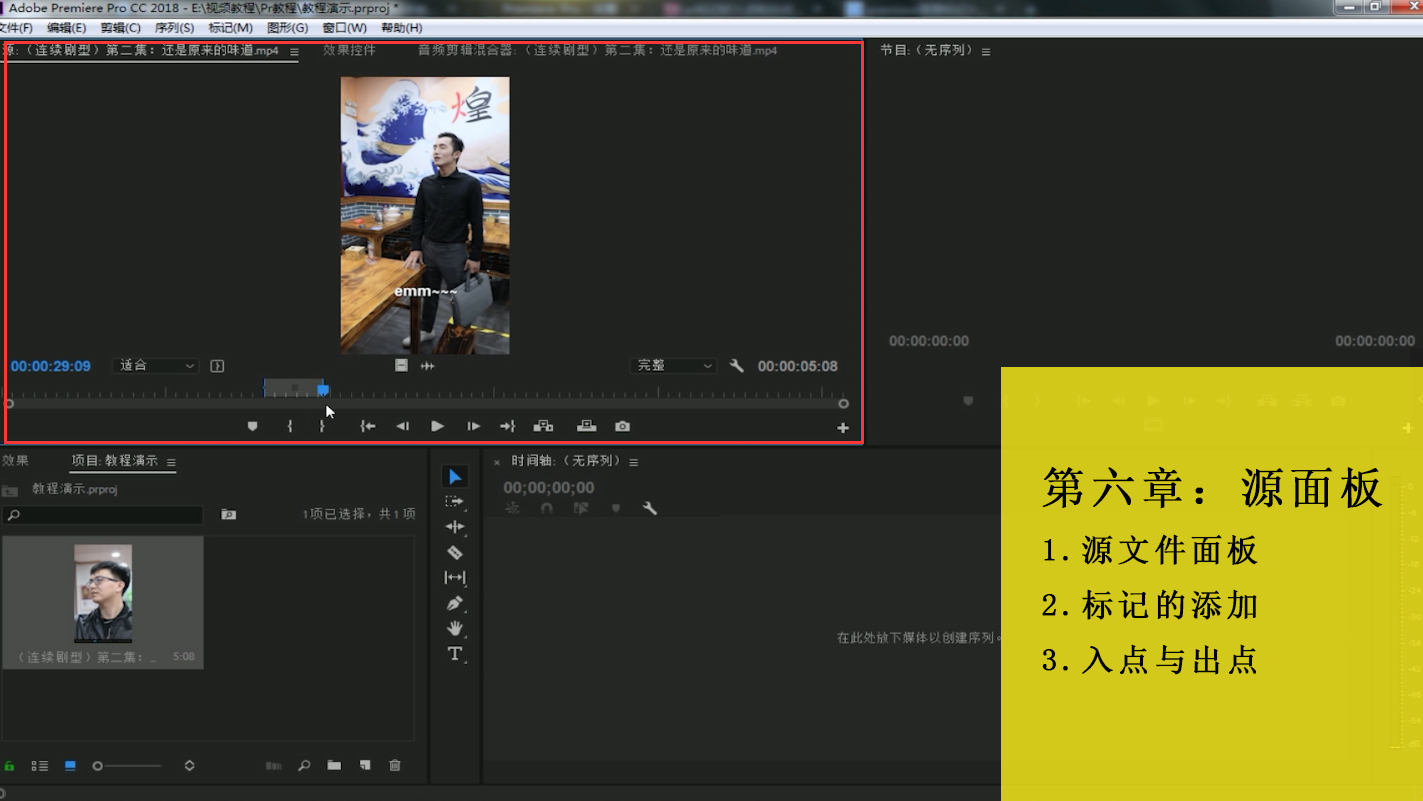 PR零基础从入门剪辑到精通视频教程