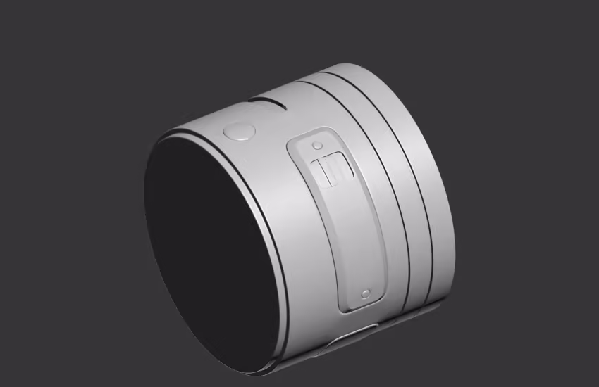 3Dmax工业建模基础教程-圆柱上布线处理细节