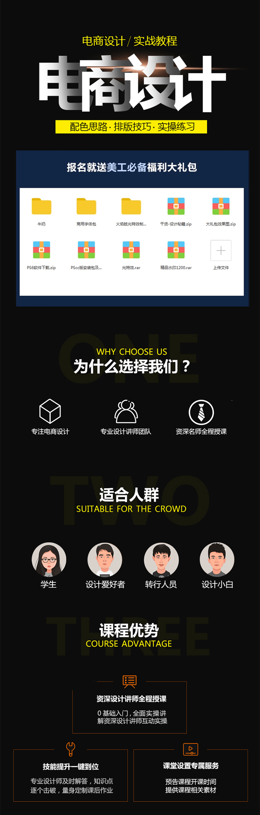 PS电商设计-banner设计视频教程