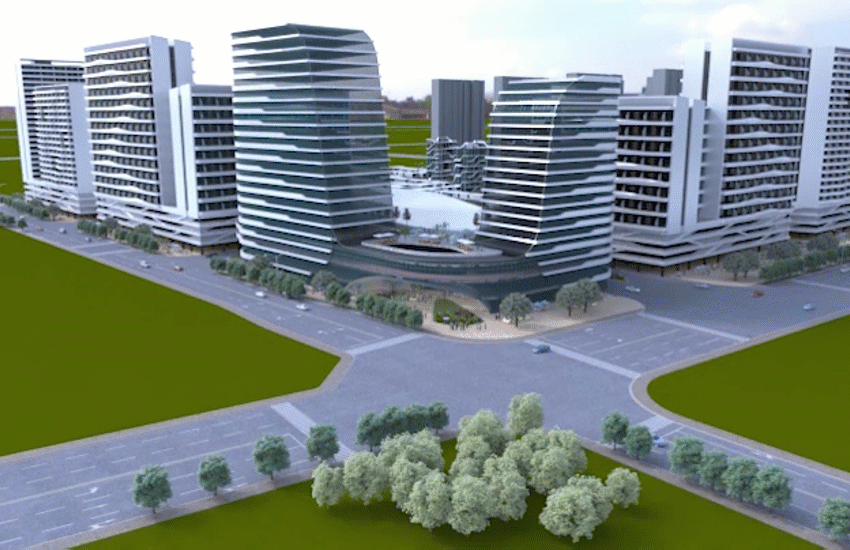 3dmax建筑漫游动画3D室外Forset火凤凰