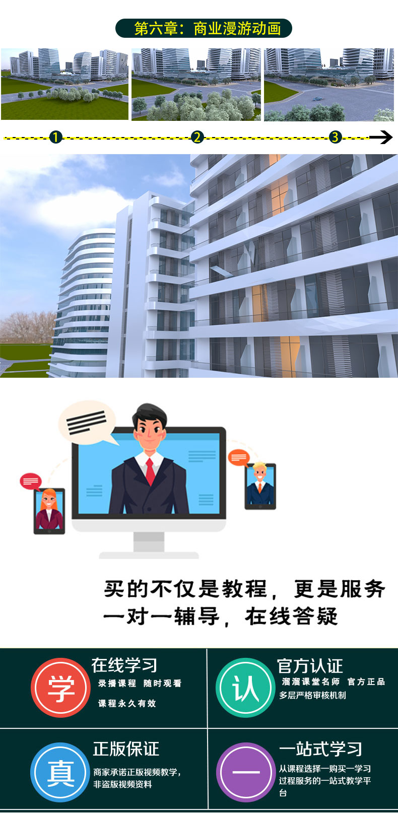 3dmax建筑漫游动画3D室外Forset火凤凰