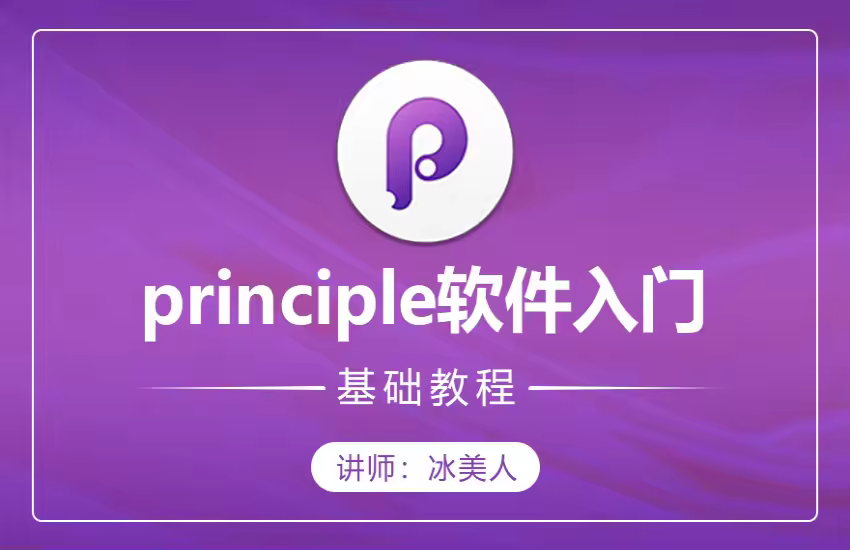 principle原型设计软件零基础入门教程（mac系统必学）
