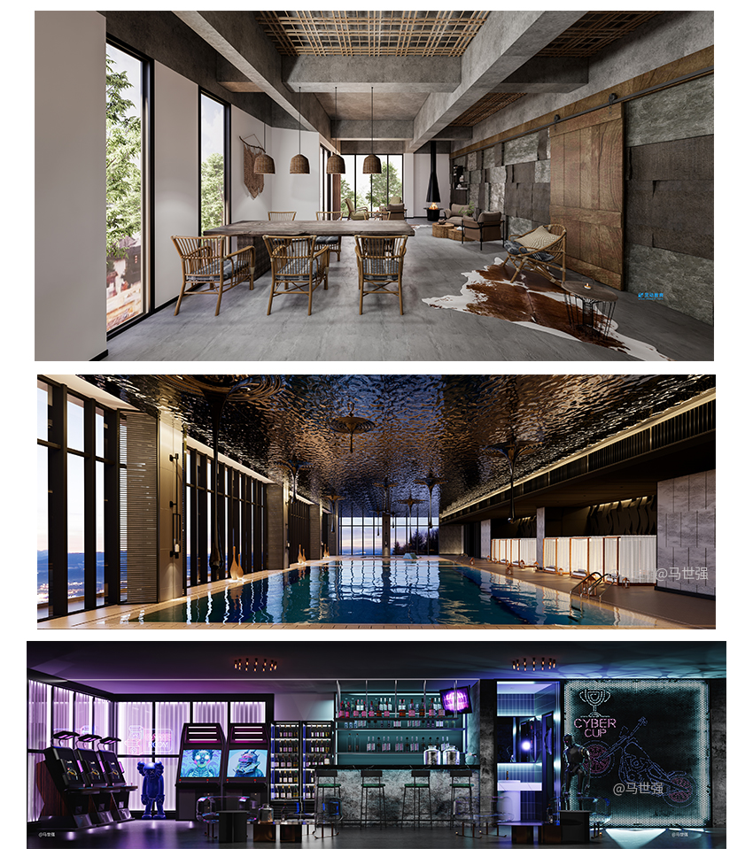 sketchup/enscape建模渲染漫游动画