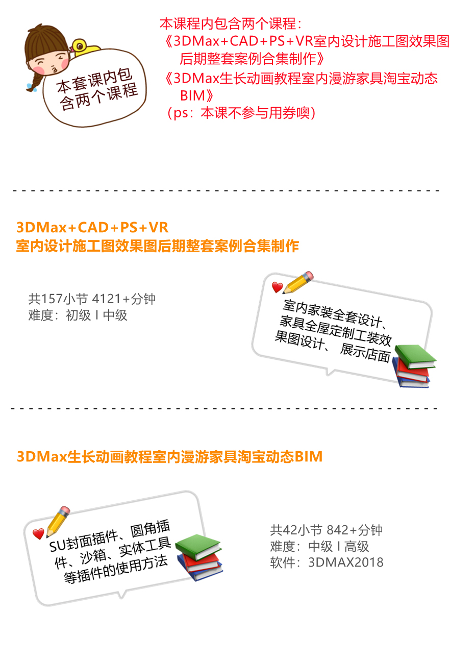 3D室内全套教程+3D生长动画教程