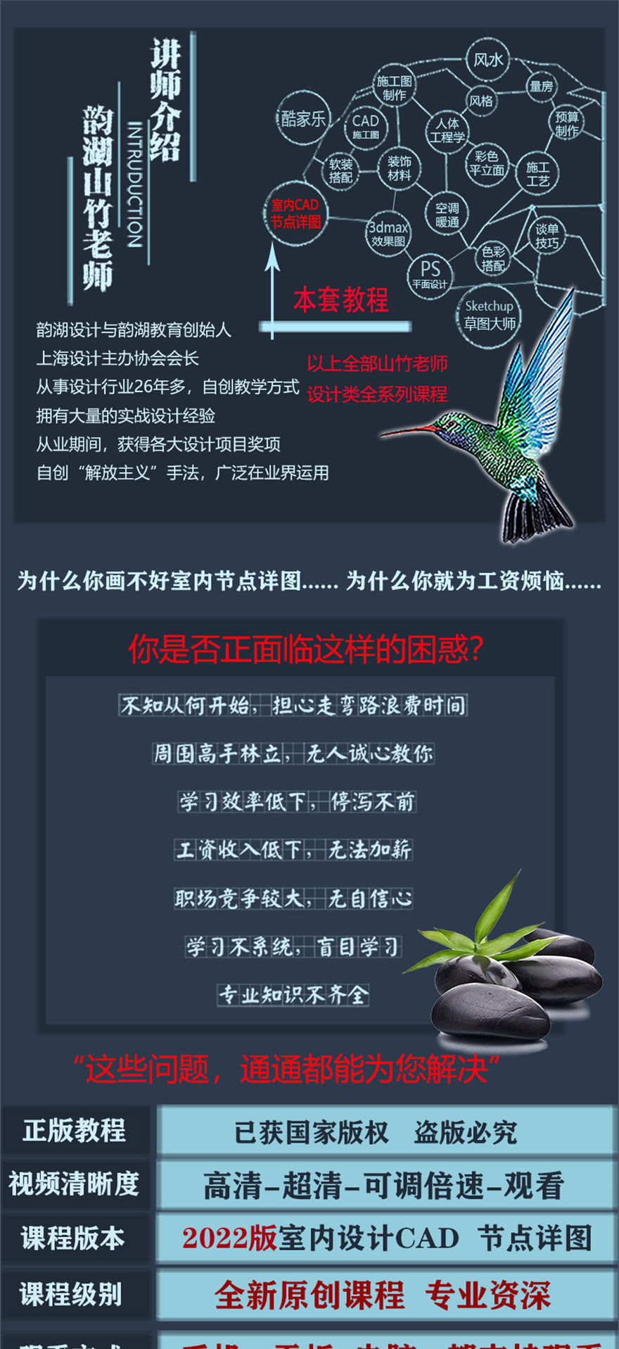 室内设计CAD节点详图剖面教程顶面类节点篇课