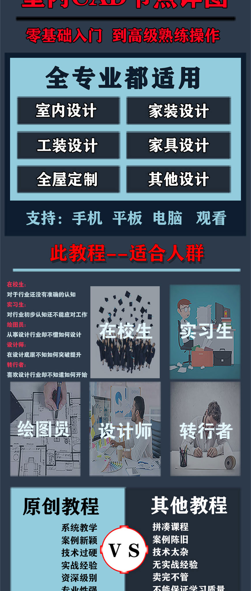 室内设计CAD节点详图剖面教程实际案例篇课