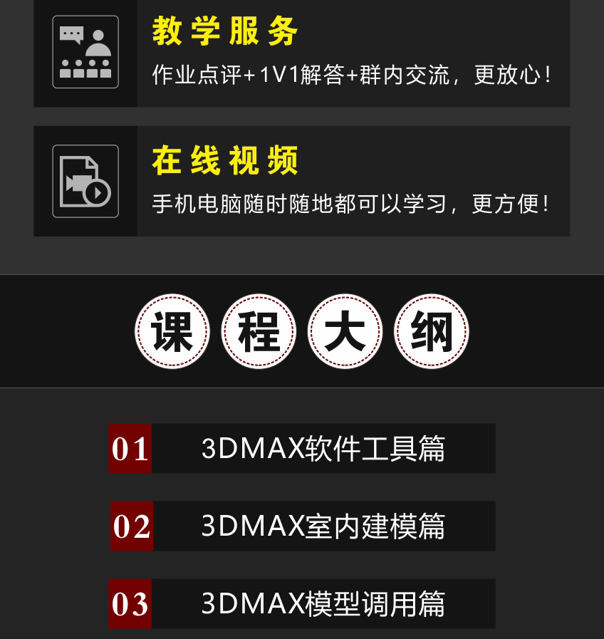 3dmax室内效果图【原创精品实战教程 基础篇】