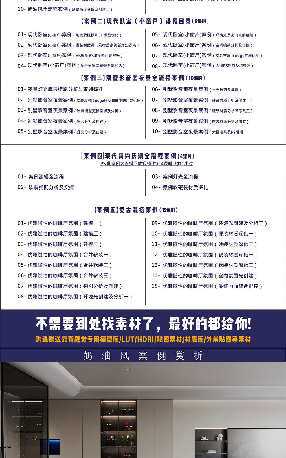 CR商业写实渲染系统教程【B套餐】