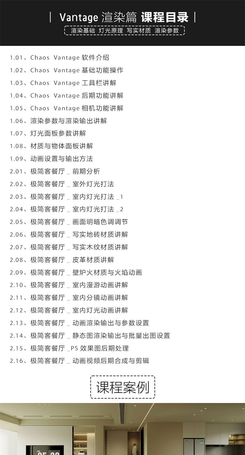 3Dmax2024效果图系统教程4合1（零基础入门到精通）