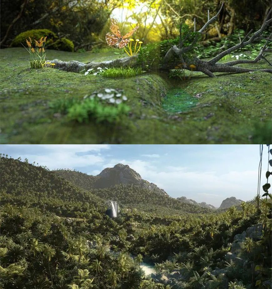 3DMAX森林插件forest教程中英双语