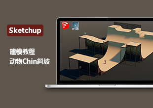Sketchup建模教程-动物Chin斜坡
