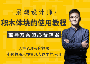 景观设计师SU积木体块使用教程