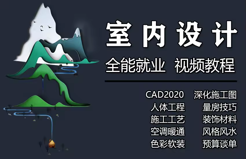CAD施工图工艺材料色彩软装预算谈单技巧