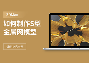 如何利用3Dmax制作S型金属网弯曲结构模型