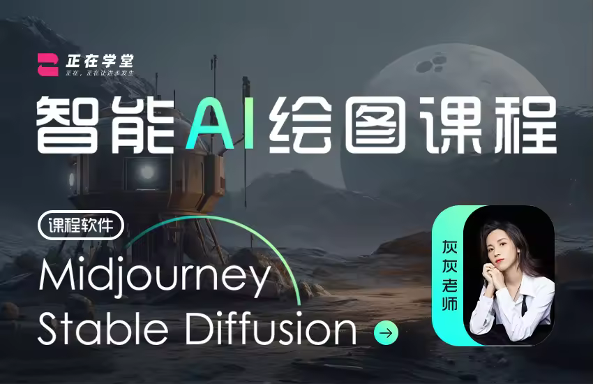 Midjourney智能AI绘图课程