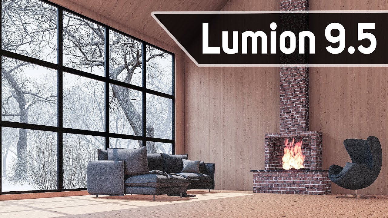 Lumion9.5室内冬季场景工作流教程