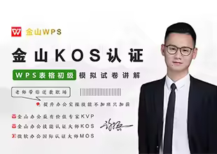 WPS-金山办公KOS表格Excel【初级模拟试卷指导】