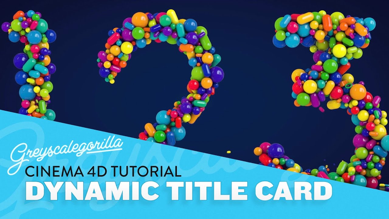 C4D Mograph动画片头制作教程