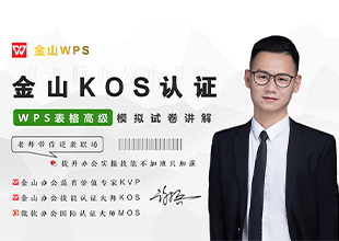 WPS-金山办公KOS表格Excel【高级模拟试卷指导】