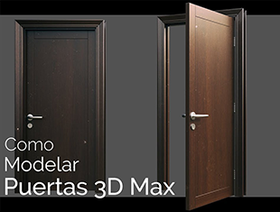 3DMax简单门制作教程