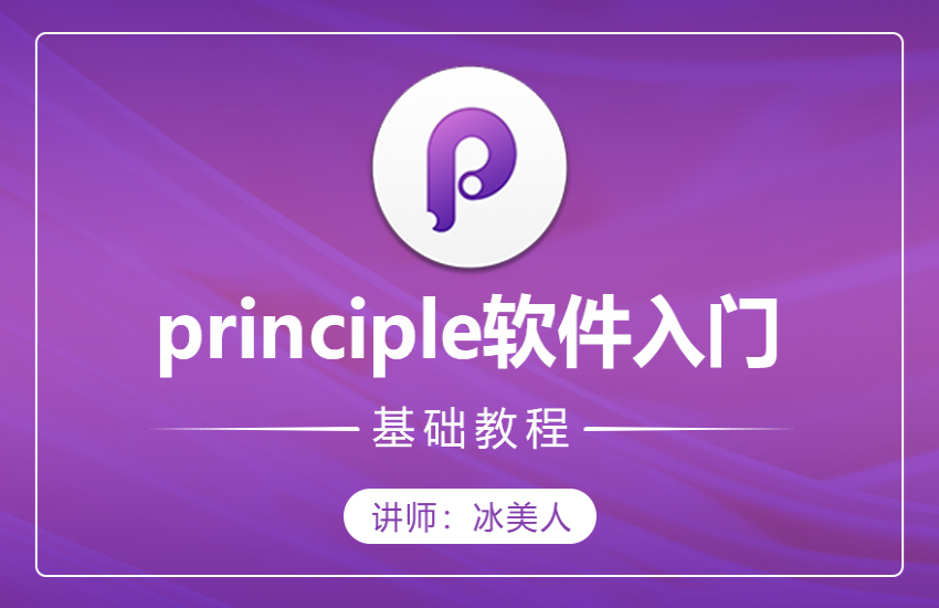 principle原型设计软件零基础入门教程（mac系统必学）