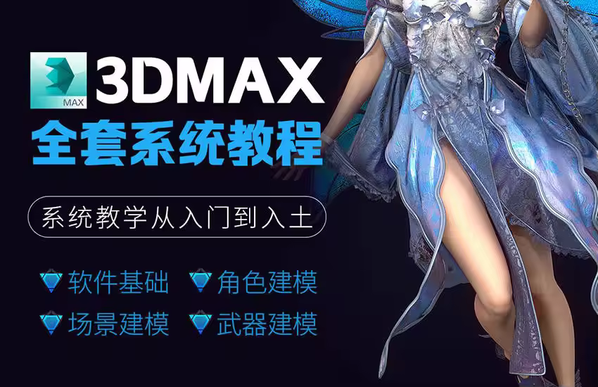 3DMax游戏建模全套教程