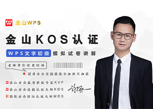 WPS-金山办公KOS文字Word【初级模拟试卷指导】