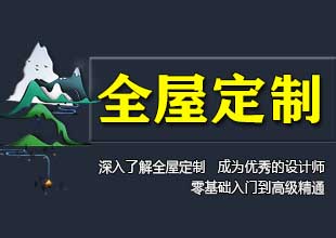 室内全屋定制系列课程-零基础入门到独立出图就业教程
