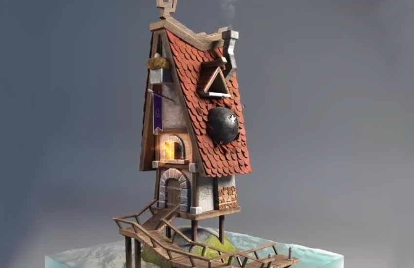 Maya制作卡通场景建模教程