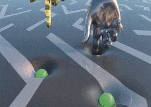C4D+OC手指碰撞变形动画制作教程